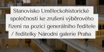 Základní předpoklady pro výběrové řízení NG Praha